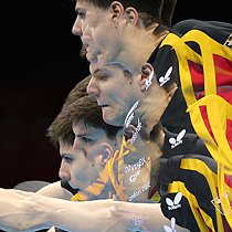 Olympische Spiele - Tischtennis - Dimitrij Ovtcharov (Mehrfachbelichtung)